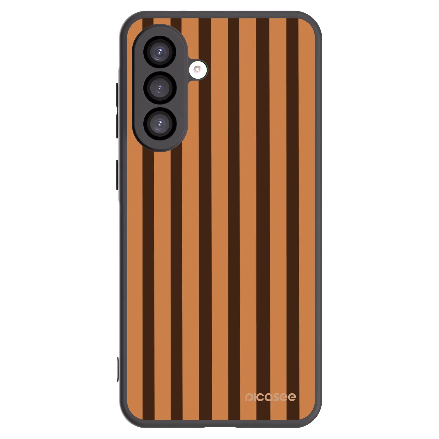 Picasee crna silikonska maskica za Samsung Galaxy A26 5G A266B - Caramel lines