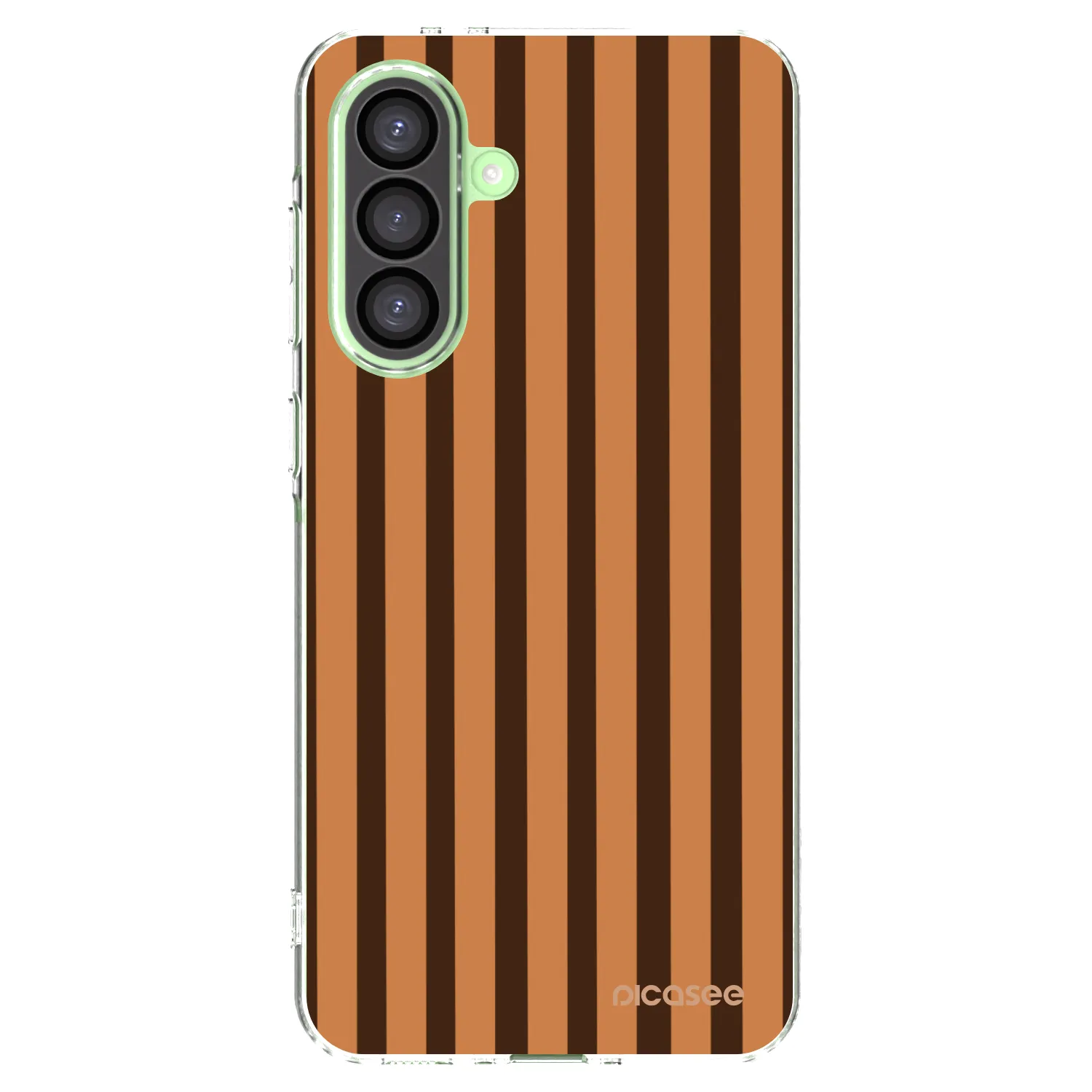 Picasee silikonska prozirna maskica za Samsung Galaxy A26 5G A266B - Caramel lines