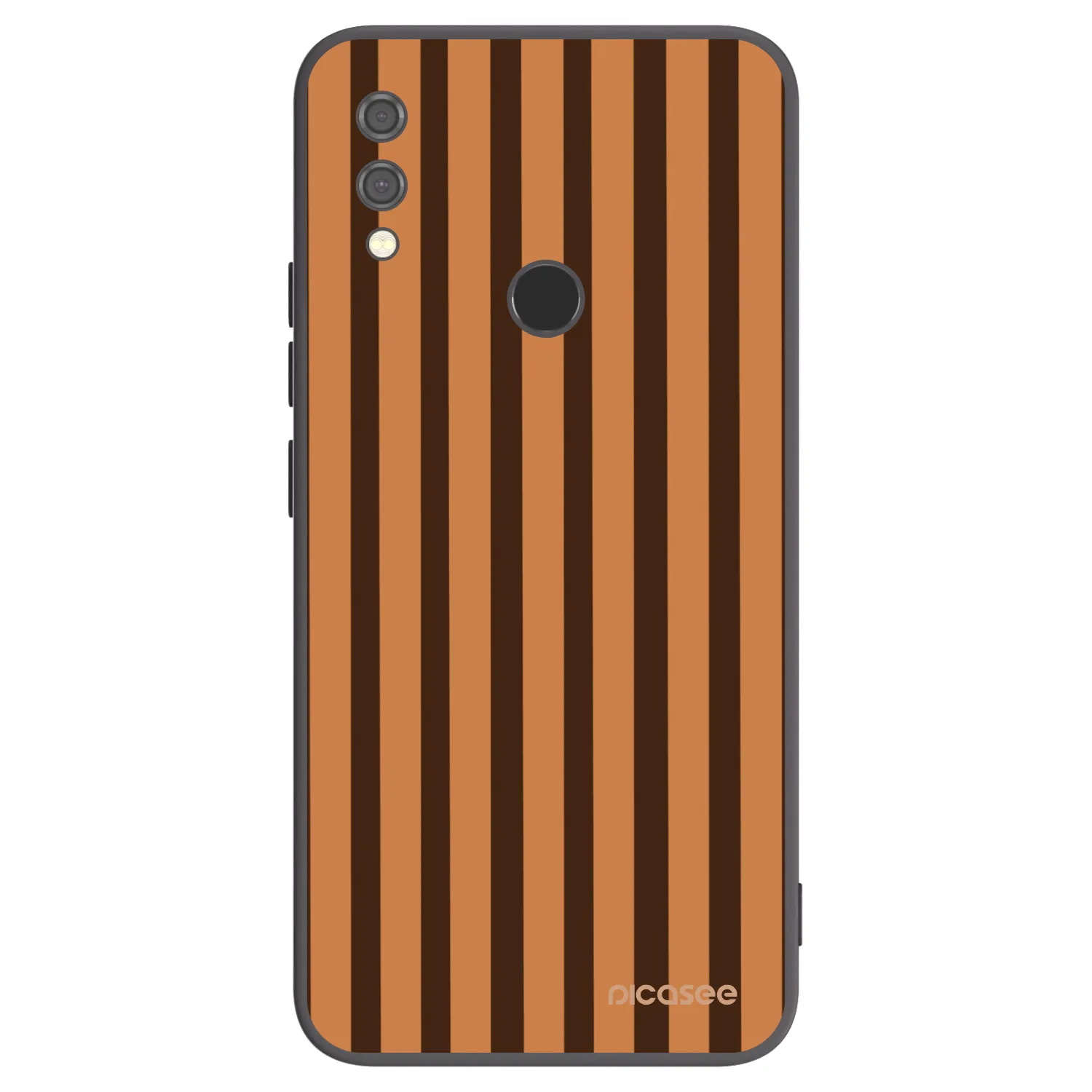 Picasee crna silikonska maskica za Xiaomi Redmi Note 7 - Caramel lines