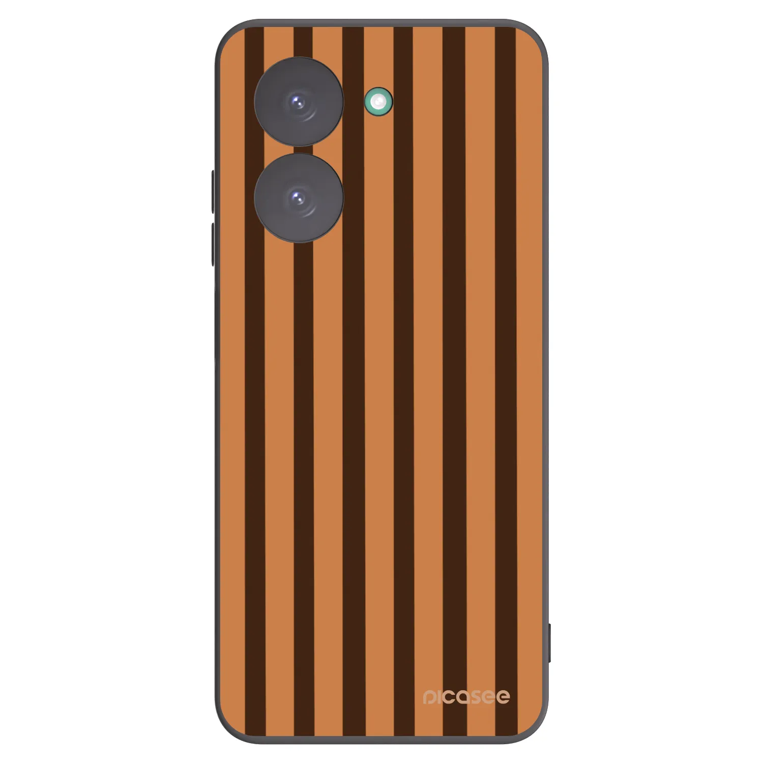 Picasee crna silikonska maskica za Xiaomi Redmi A5 - Caramel lines