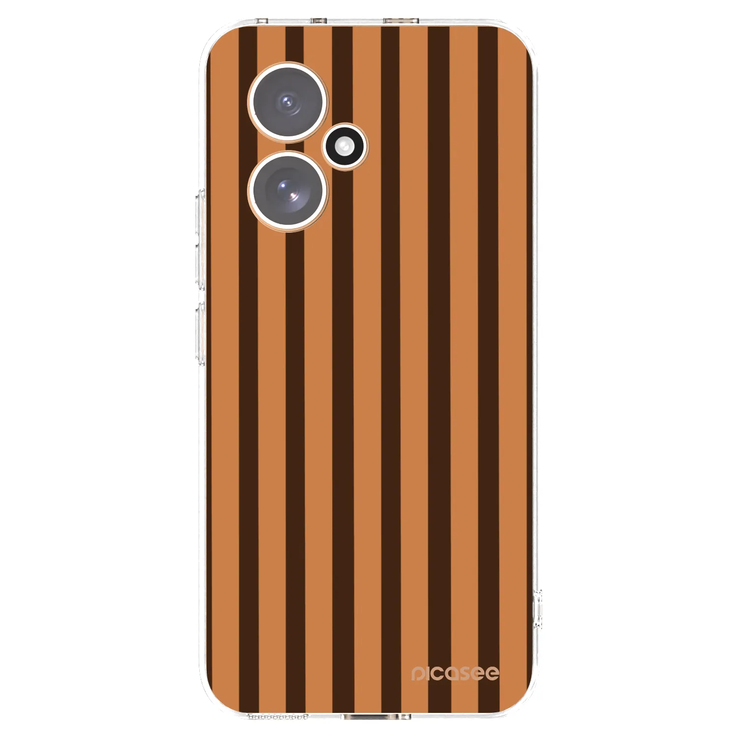 Picasee silikonska prozirna maskica za Honor 400 5G - Caramel lines