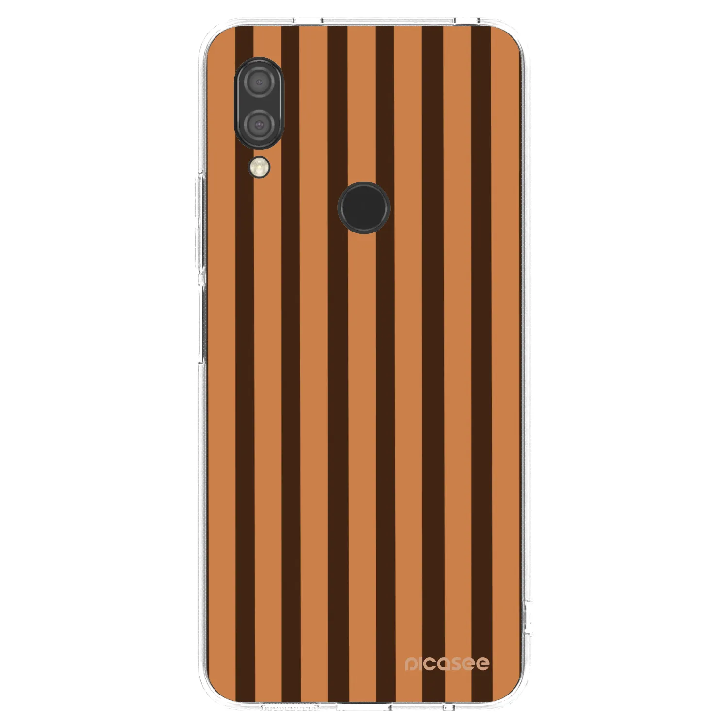 Picasee silikonska prozirna maskica za Xiaomi Redmi 7 - Caramel lines