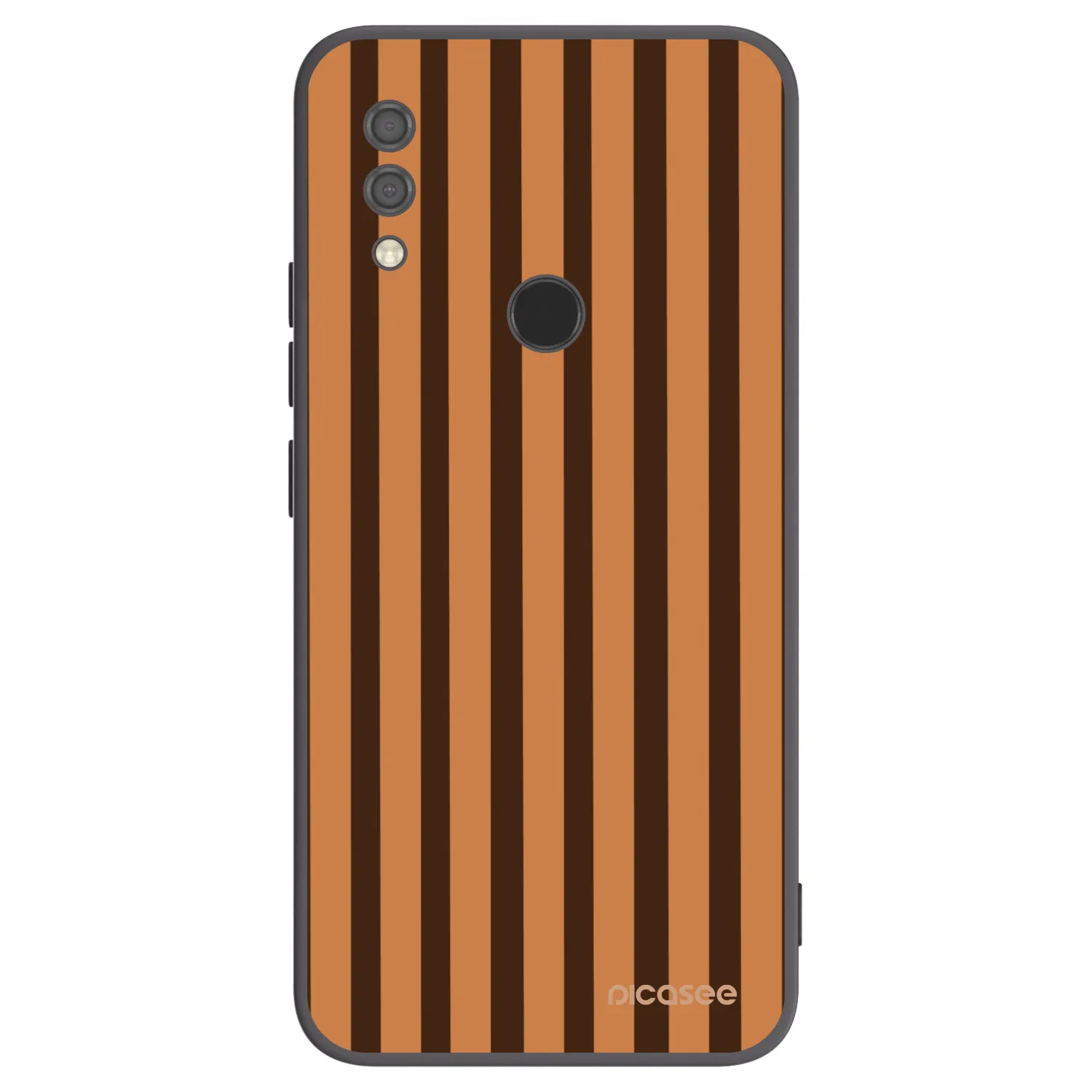 Picasee crna silikonska maskica za Xiaomi Redmi 7 - Caramel lines