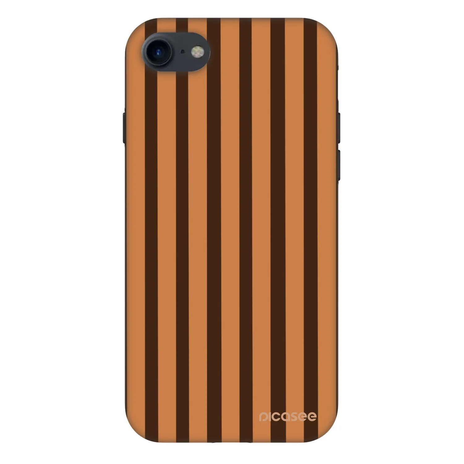 Picasee Fashion Case za Apple iPhone SE 2020 - Caramel lines
