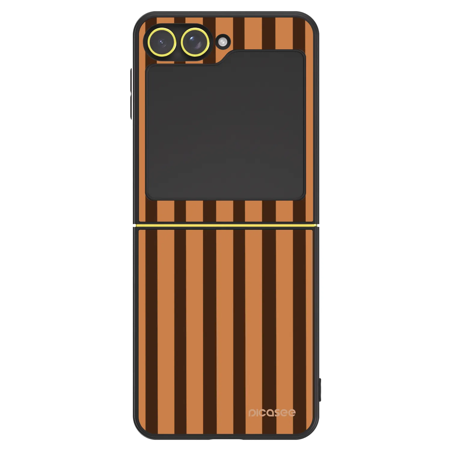 Picasee ULTIMATE CASE za Samsung Galaxy Z Flip7 FE 5G - Caramel lines