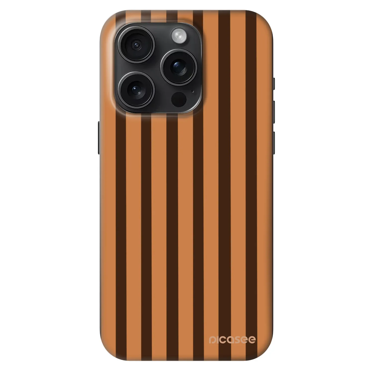 Picasee Fashion Case MagSafe za Apple iPhone 15 Pro - Caramel lines
