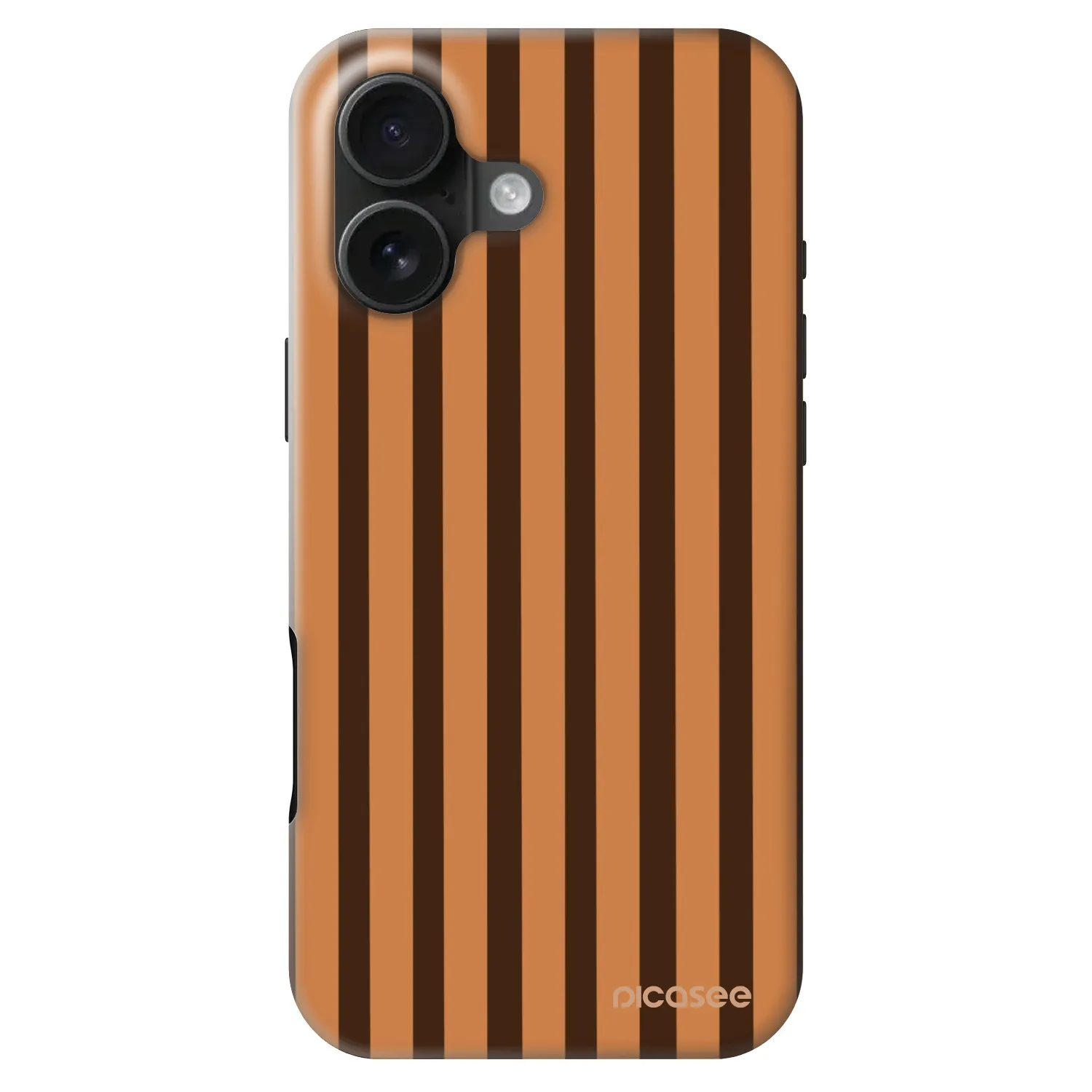 Picasee Fashion Case MagSafe za Apple iPhone 16 - Caramel lines