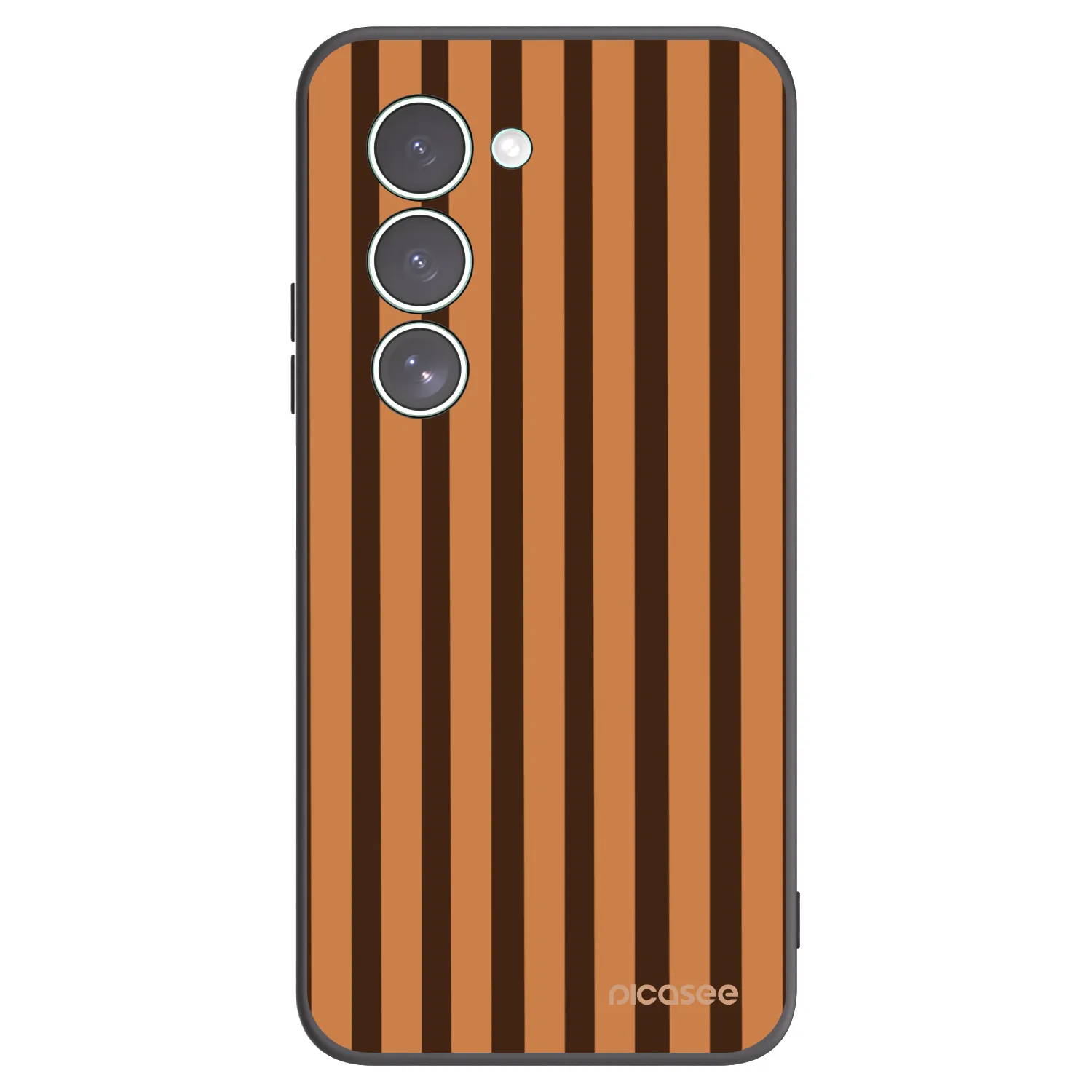 Picasee crna silikonska maskica za Xiaomi Redmi 15 5G - Caramel lines