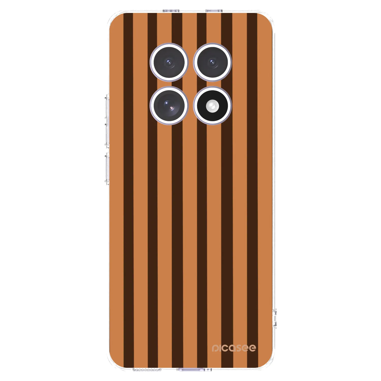 Picasee silikonska prozirna maskica za Xiaomi Redmi Note 15 4G - Caramel lines