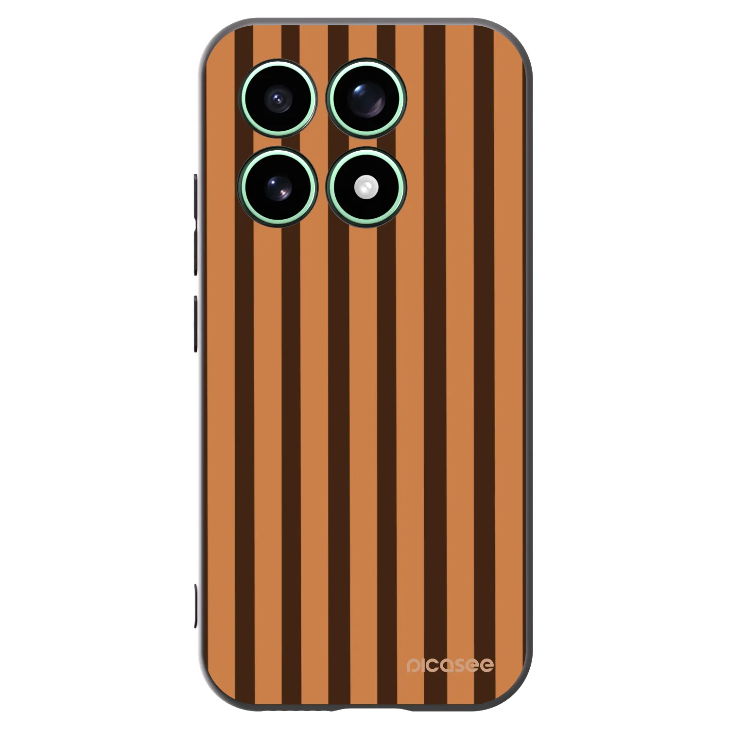 Picasee crna silikonska maskica za Xiaomi 17 - Caramel lines