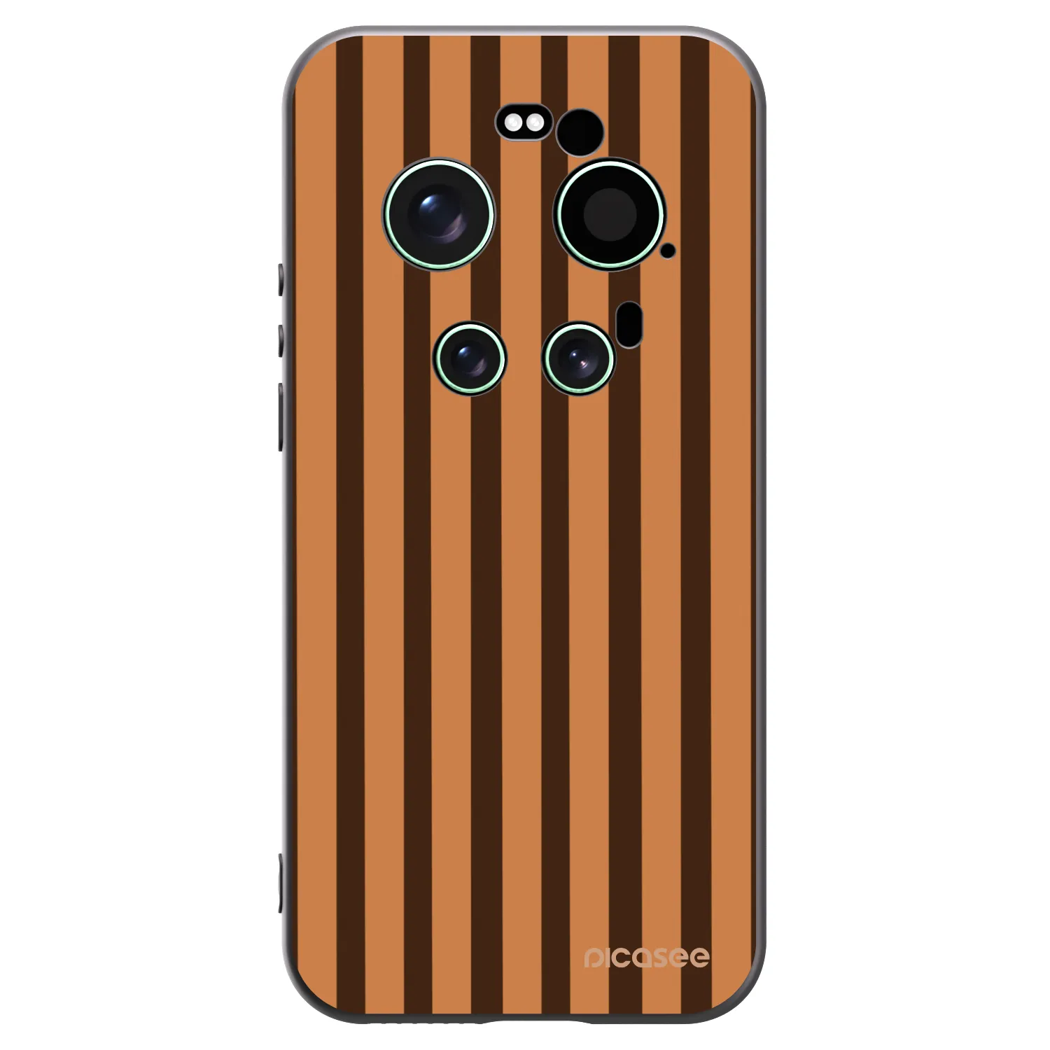 Picasee crna silikonska maskica za Xiaomi 17 Ultra - Caramel lines