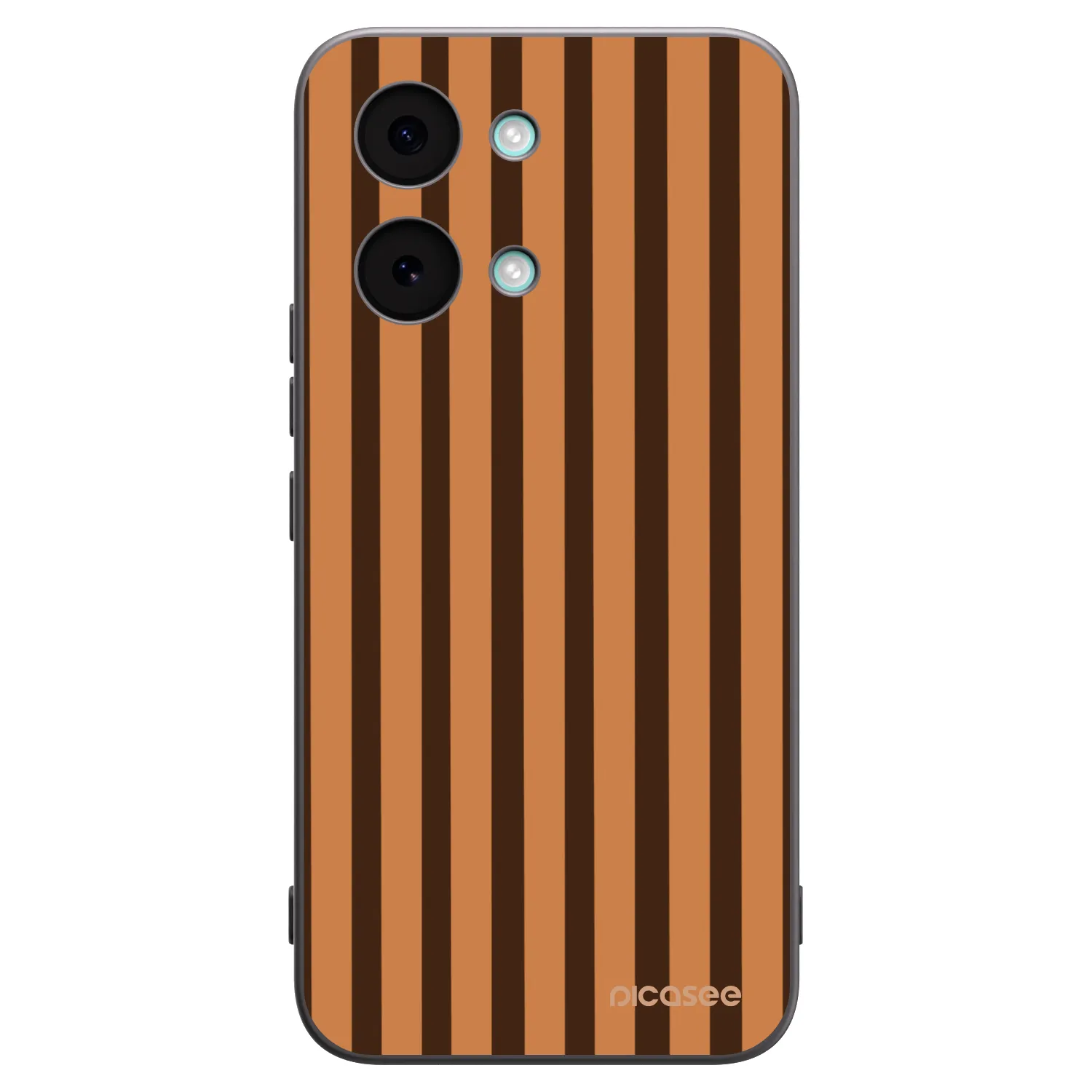 Picasee crna silikonska maskica za Xiaomi Poco X8 Pro Max - Caramel lines