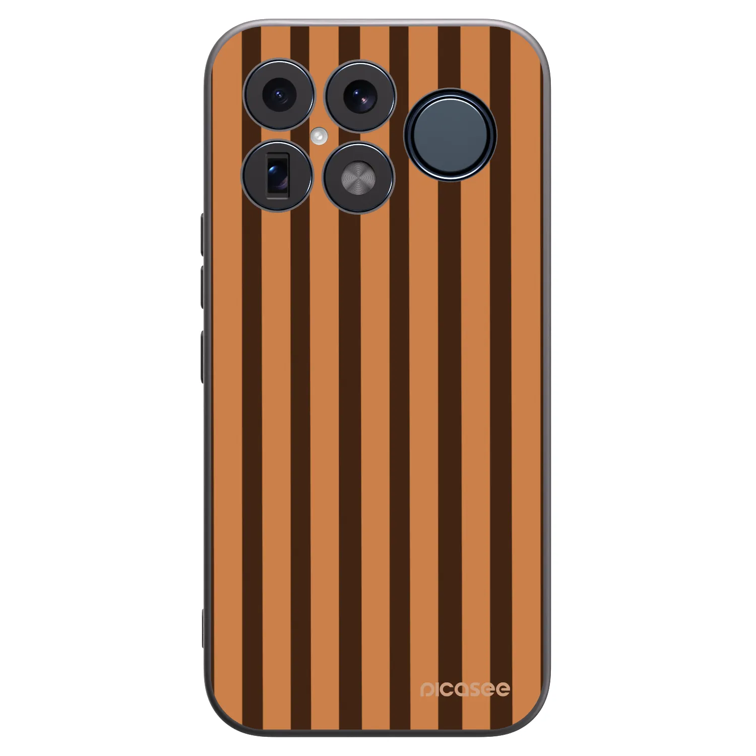 Picasee crna silikonska maskica za Xiaomi Poco F8 Ultra - Caramel lines