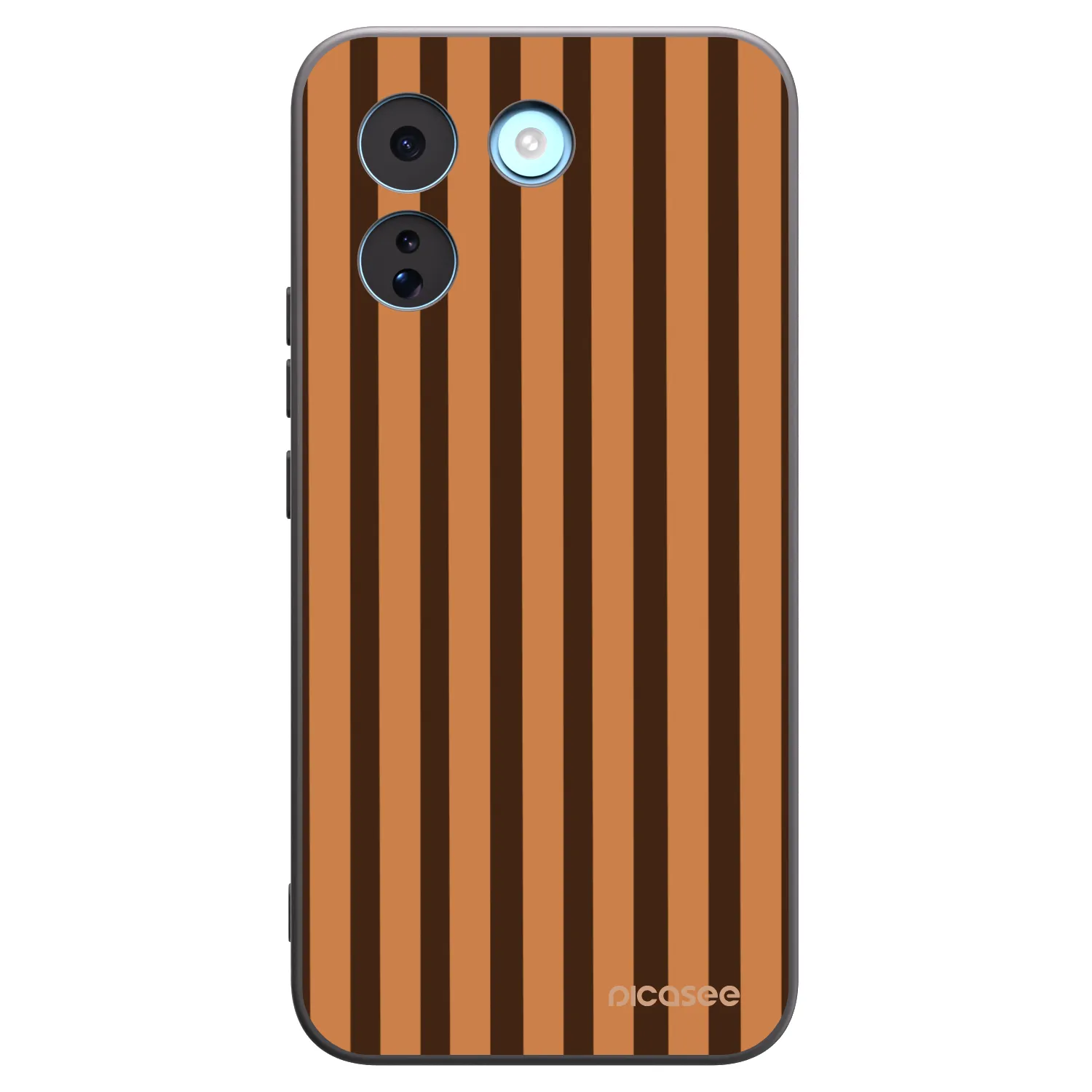 Picasee crna silikonska maskica za Xiaomi Redmi Note 17 Pro MAX 5G - Caramel lines