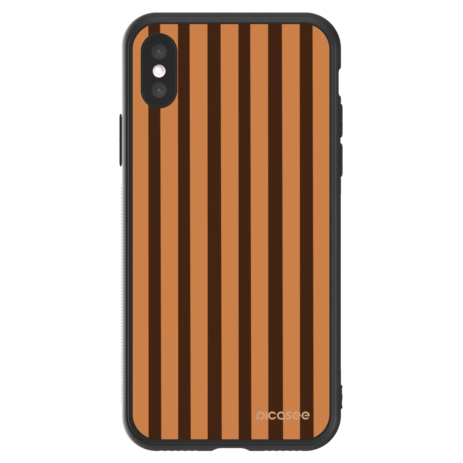 Picasee ULTIMATE CASE za Apple iPhone X/XS - Caramel lines