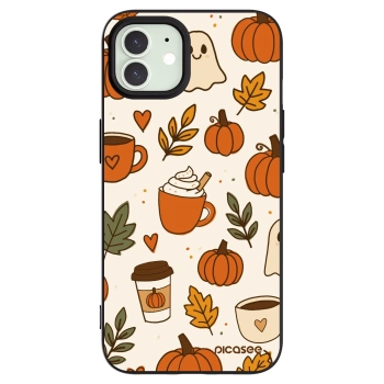 Picasee crna silikonska maskica za Apple iPhone 12 - Fall vibes