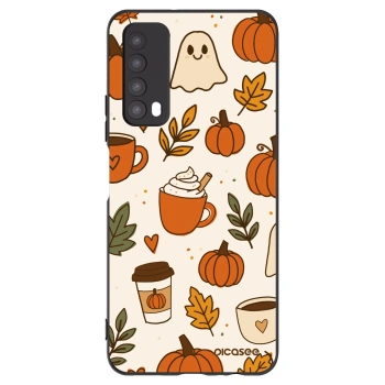 Picasee crna silikonska maskica za Huawei P Smart 2021 - Fall vibes