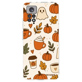 Picasee silikonska prozirna maskica za Xiaomi Redmi Note 11S 4G - Fall vibes