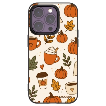 Picasee crna silikonska maskica za Apple iPhone 14 Pro - Fall vibes
