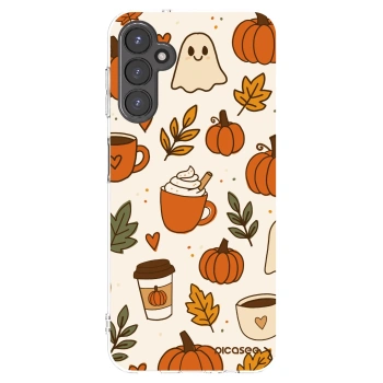 Picasee silikonska prozirna maskica za Samsung Galaxy A14 4G A145R - Fall vibes