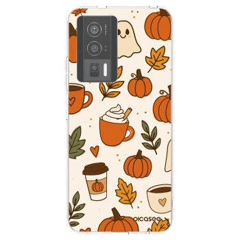 Picasee silikonska prozirna maskica za Xiaomi Poco F5 Pro 5G - Fall vibes