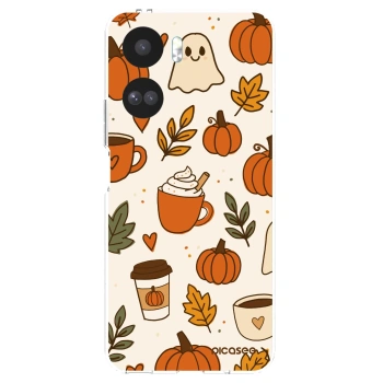 Picasee silikonska prozirna maskica za Honor 90 Lite 5G - Fall vibes