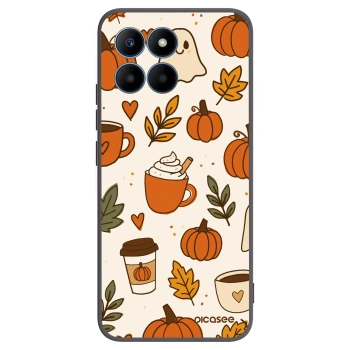 Picasee crna silikonska maskica za Honor 70 Lite - Fall vibes