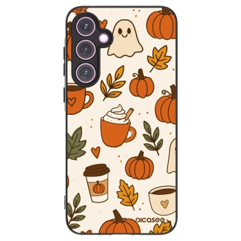 Picasee crna silikonska maskica za Samsung Galaxy A35 5G A356B - Fall vibes