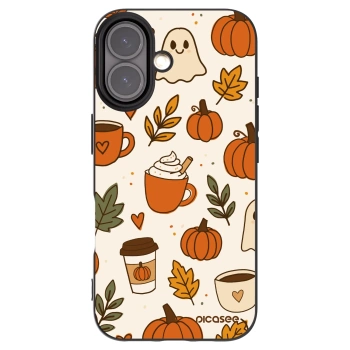 Picasee crna silikonska maskica za Apple iPhone 16 - Fall vibes