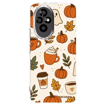 Picasee silikonska prozirna maskica za Honor 200 Pro 5G - Fall vibes