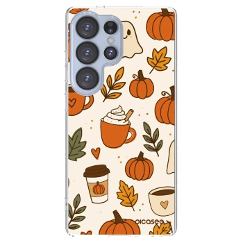 Picasee silikonska prozirna maskica za Samsung Galaxy S25 Ultra 5G - Fall vibes