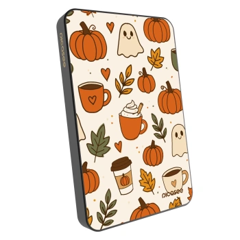 Prijenosni punjač s MagSafe 5 000 mAh Sivo - Fall vibes