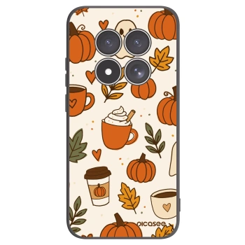 Picasee crna silikonska maskica za Xiaomi Redmi Note 15 Pro 4G - Fall vibes