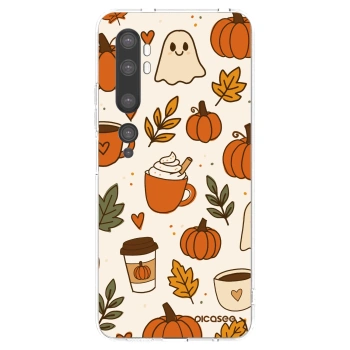 Picasee silikonska prozirna maskica za Xiaomi Mi Note 10 (Pro) - Fall vibes