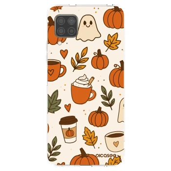 Picasee silikonska prozirna maskica za Huawei P40 Lite - Fall vibes
