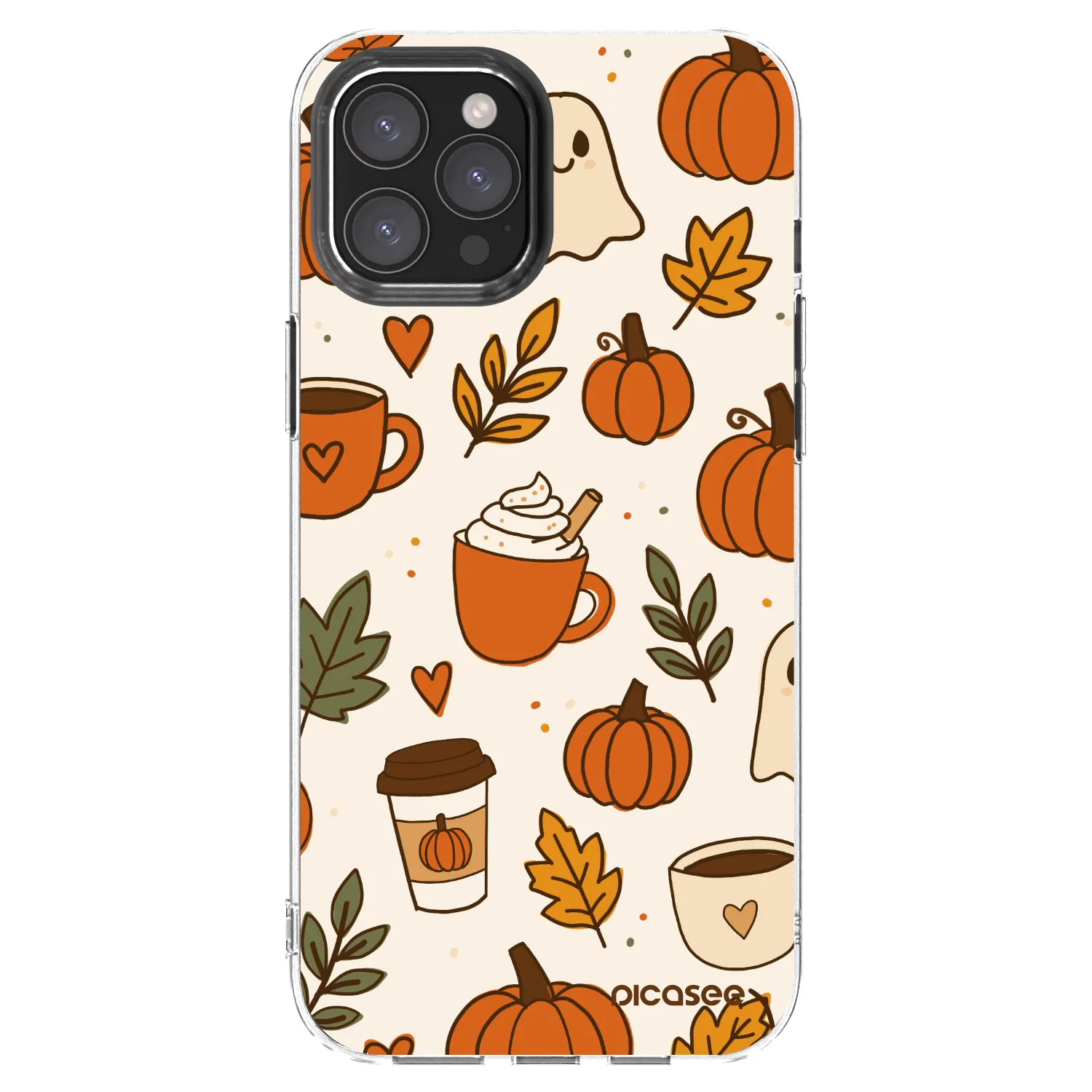 Picasee silikonska prozirna maskica za Apple iPhone 12 Pro Max - Fall vibes