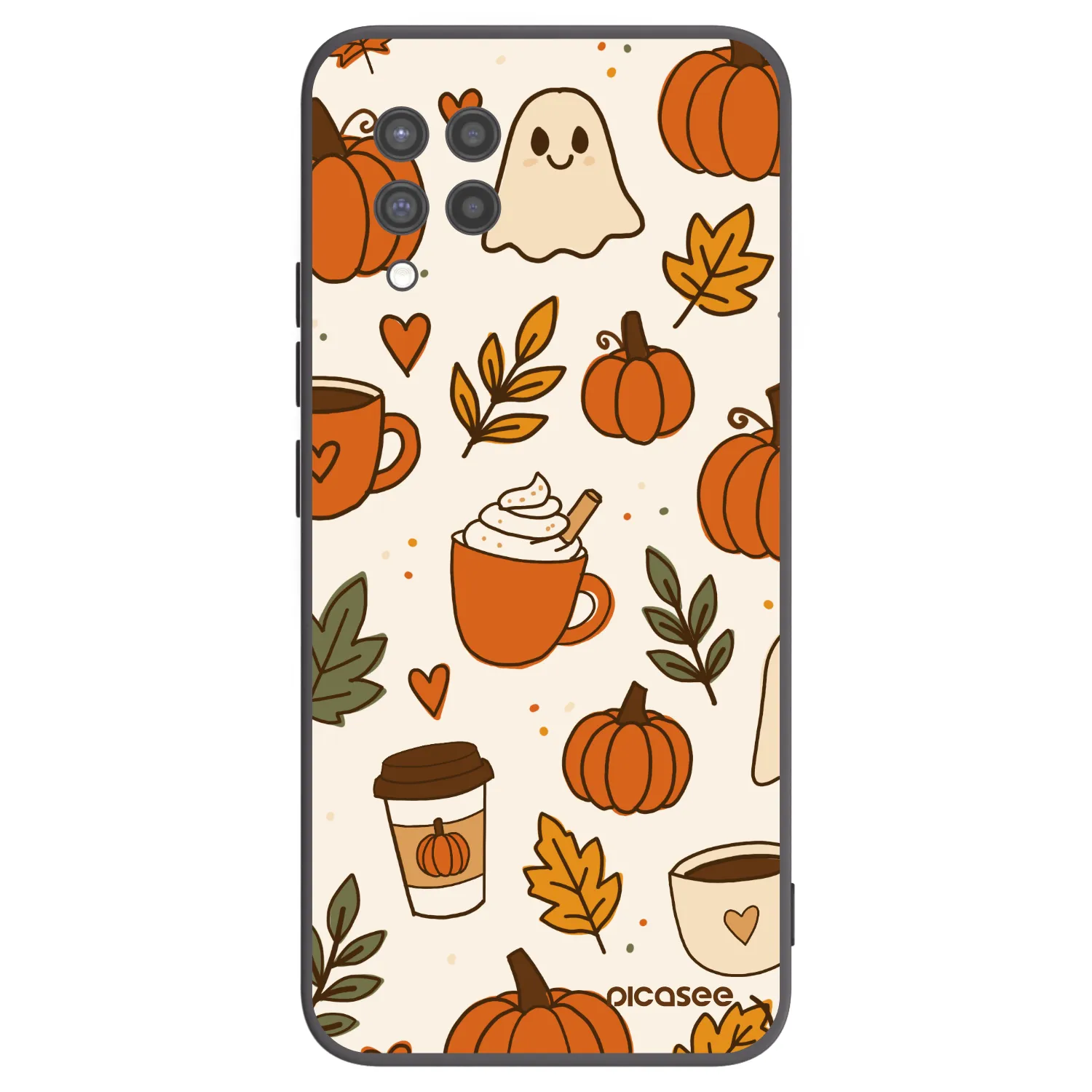 Picasee crna silikonska maskica za Samsung Galaxy A42 A426B - Fall vibes
