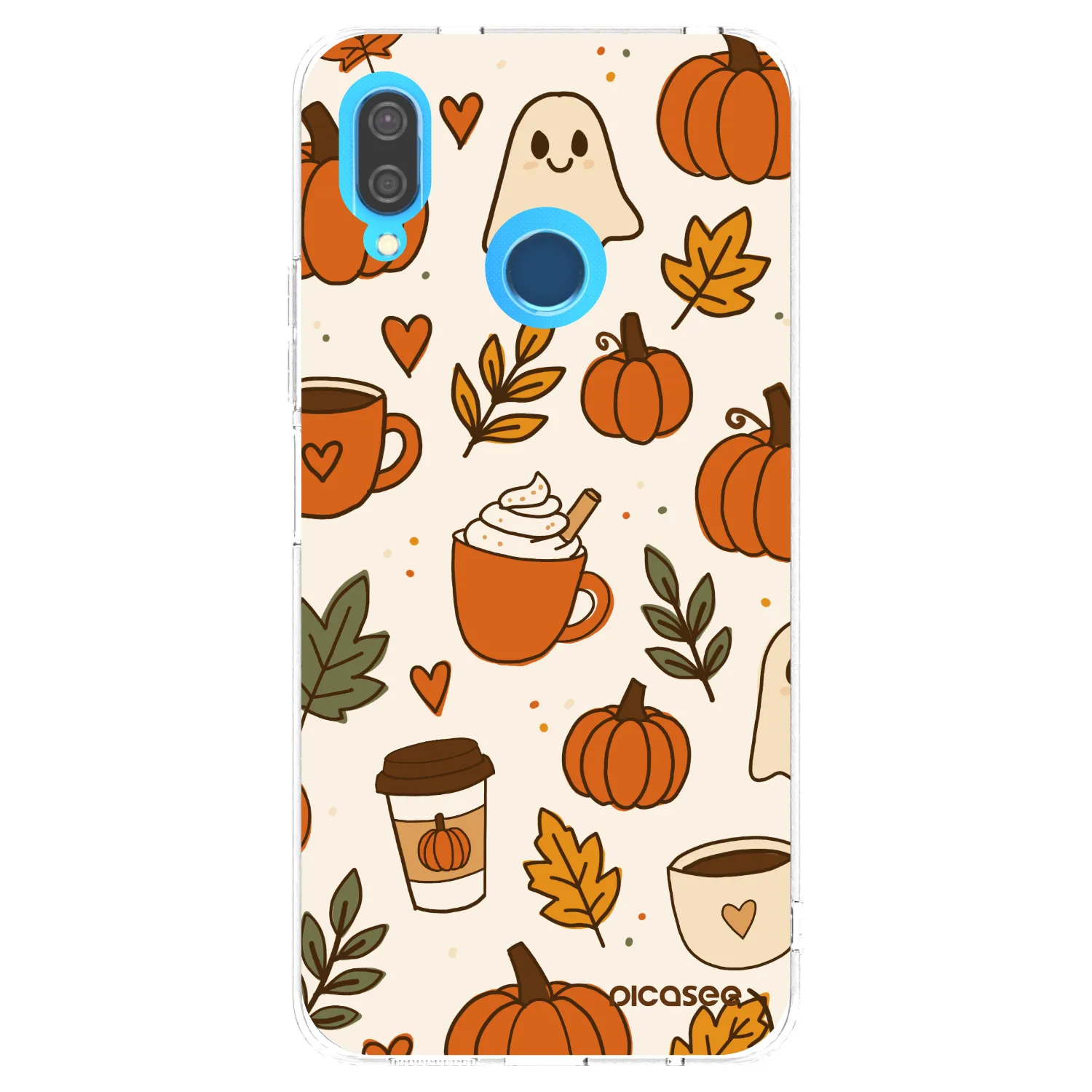 Picasee silikonska prozirna maskica za Huawei P20 Lite - Fall vibes