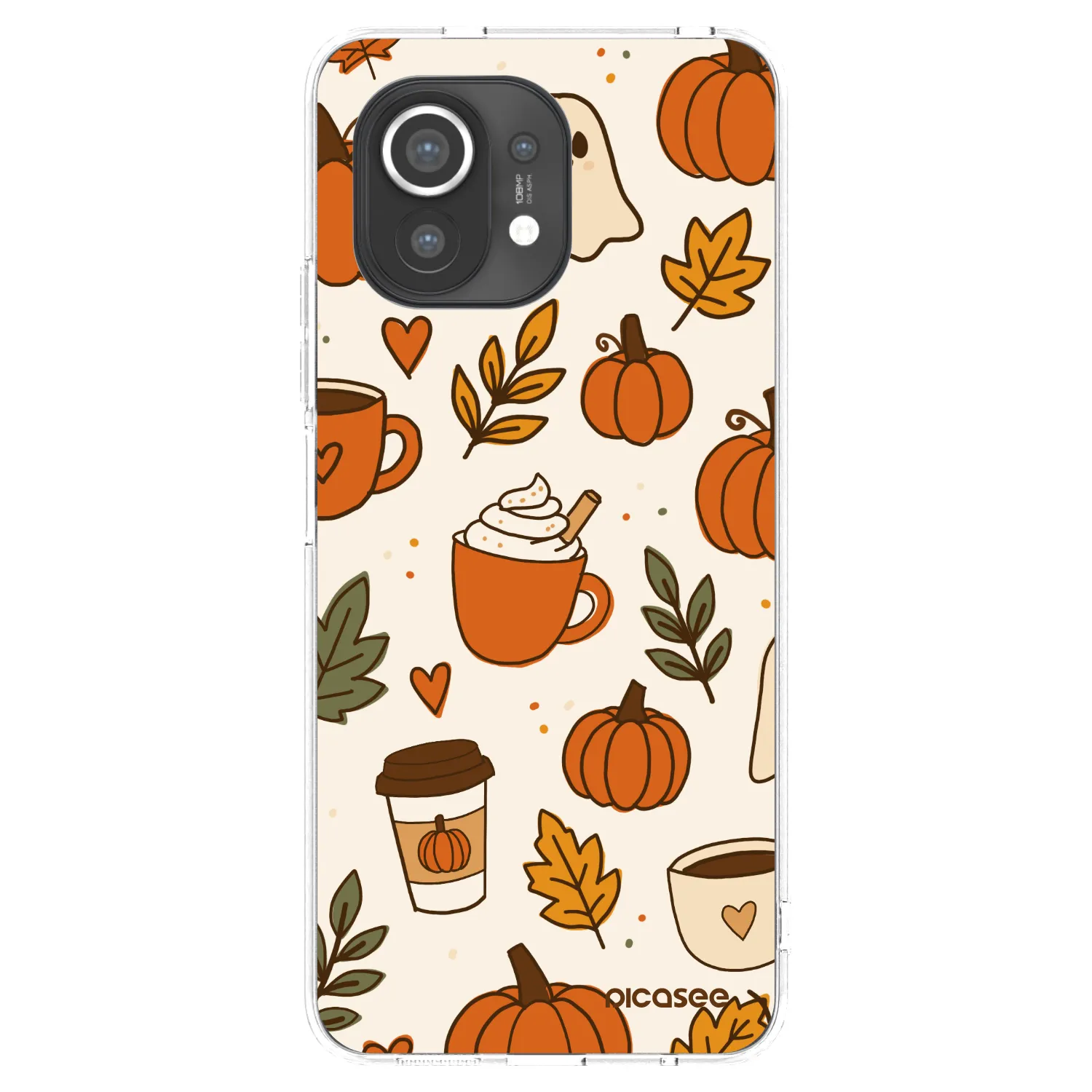 Picasee silikonska prozirna maskica za Xiaomi Mi 11 - Fall vibes