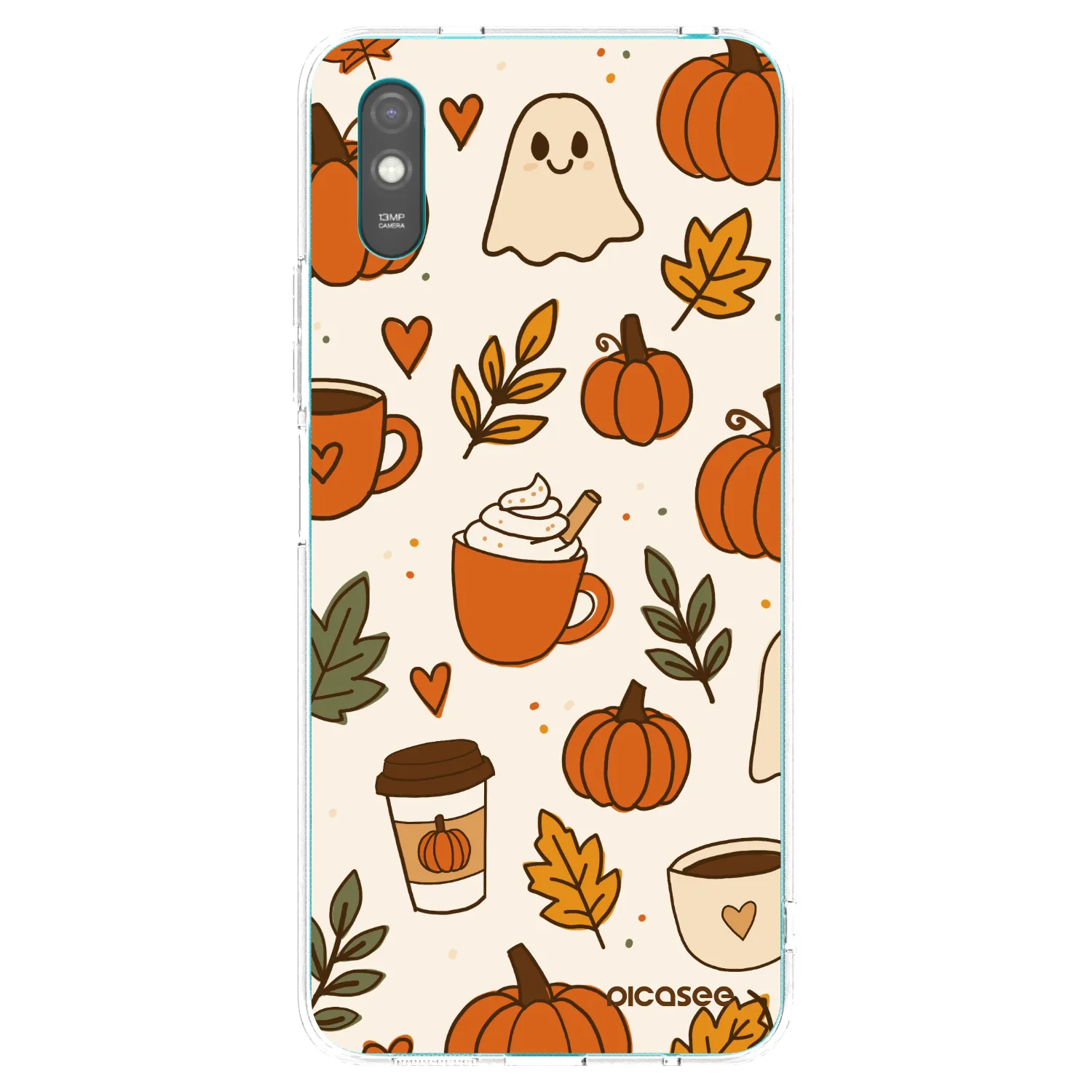 Picasee silikonska prozirna maskica za Xiaomi Redmi 9AT - Fall vibes