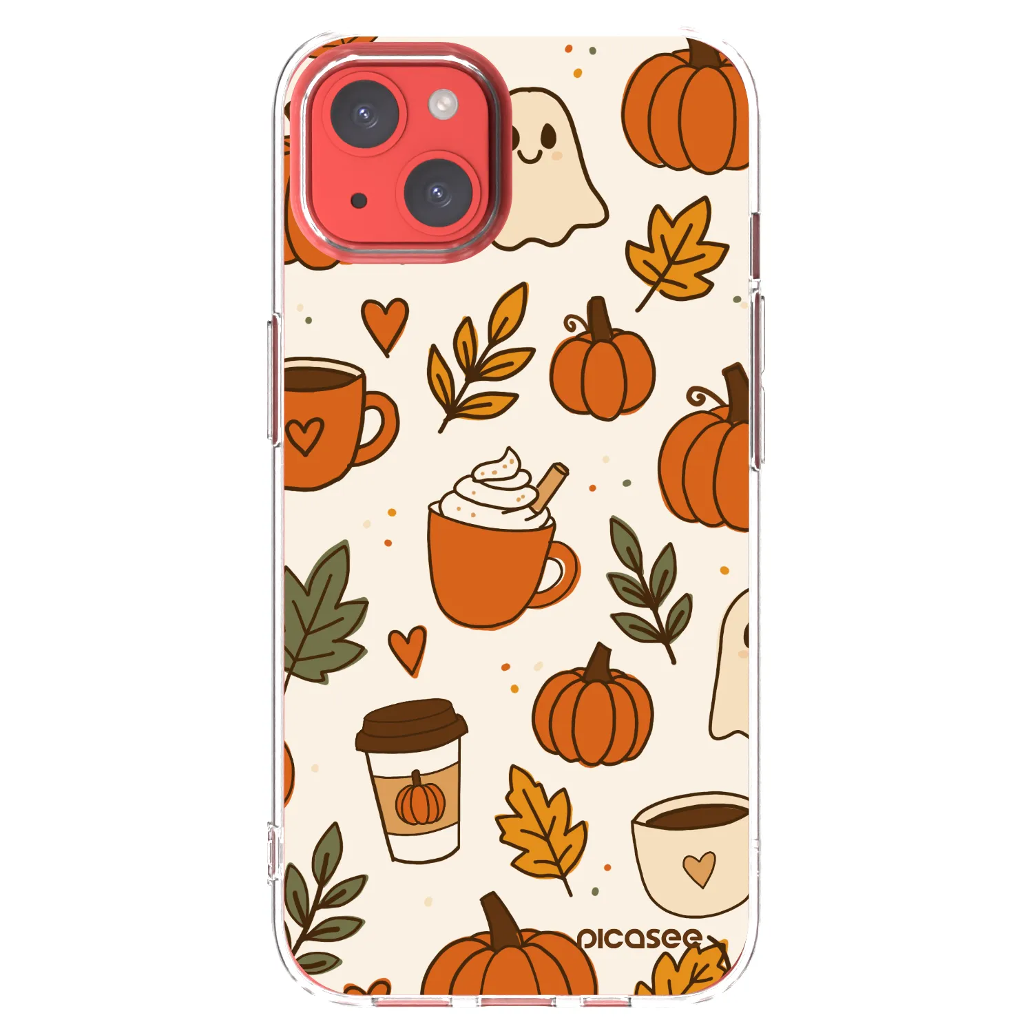 Picasee silikonska prozirna maskica za Apple iPhone 13 - Fall vibes