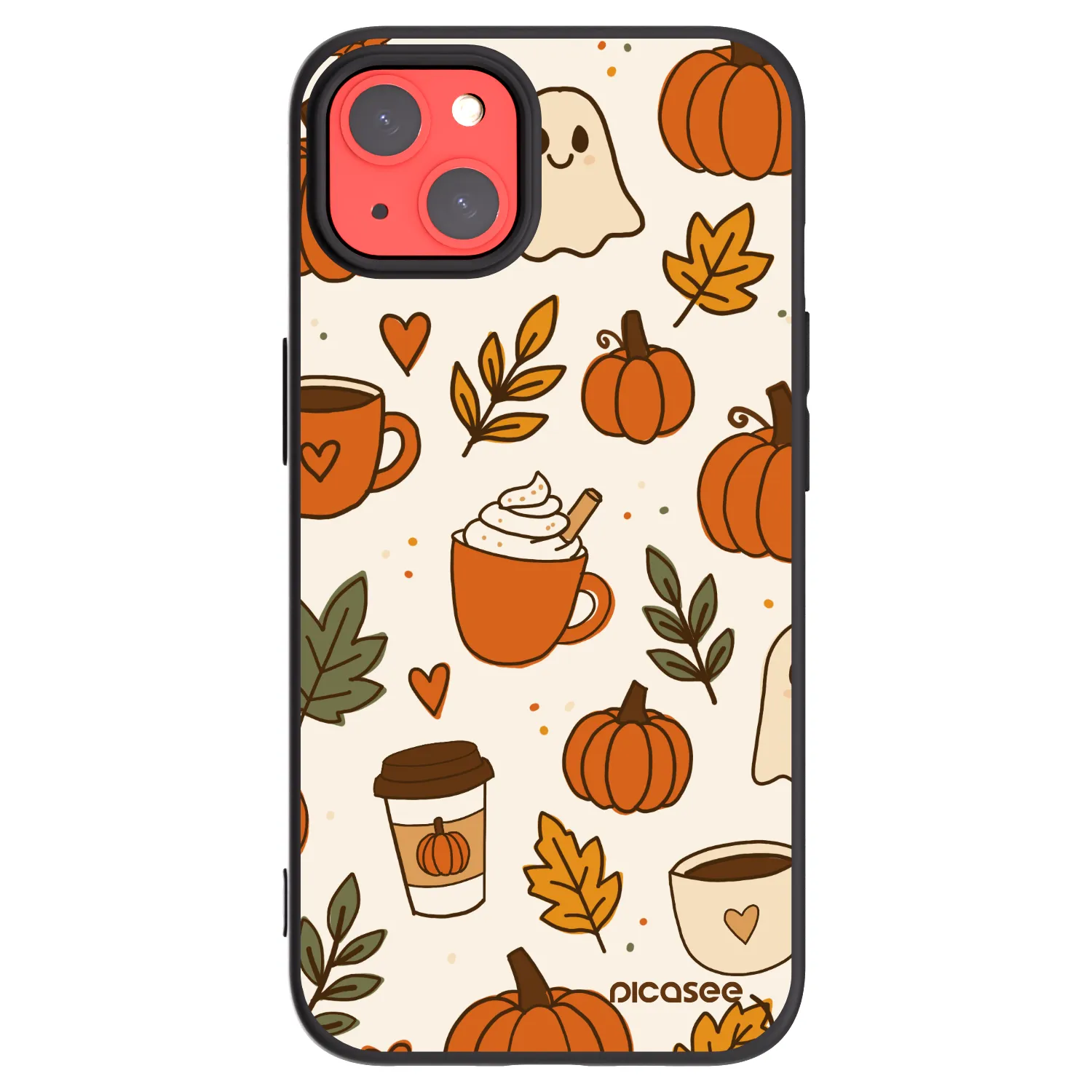 Picasee crna silikonska maskica za Apple iPhone 13 - Fall vibes