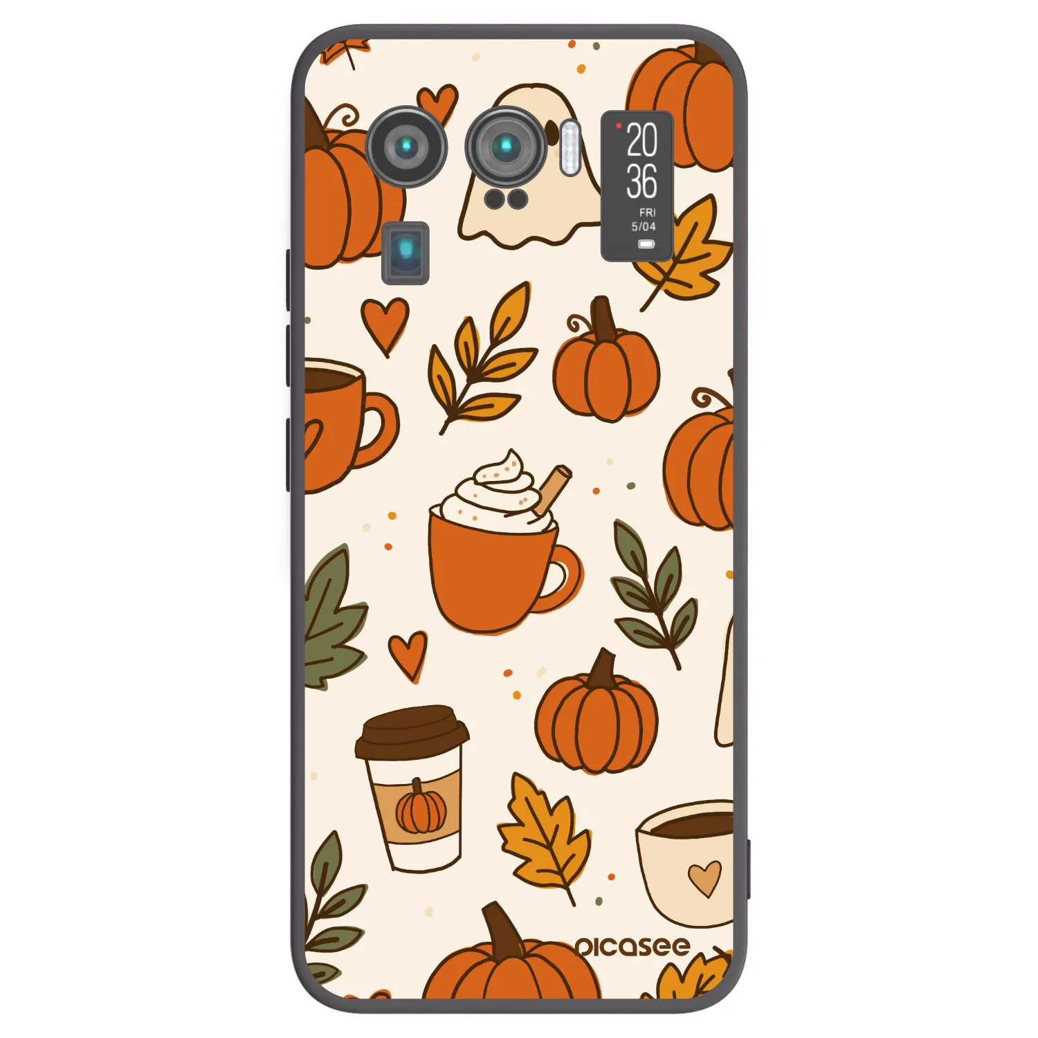Picasee crna silikonska maskica za Xiaomi Mi 11 Ultra - Fall vibes