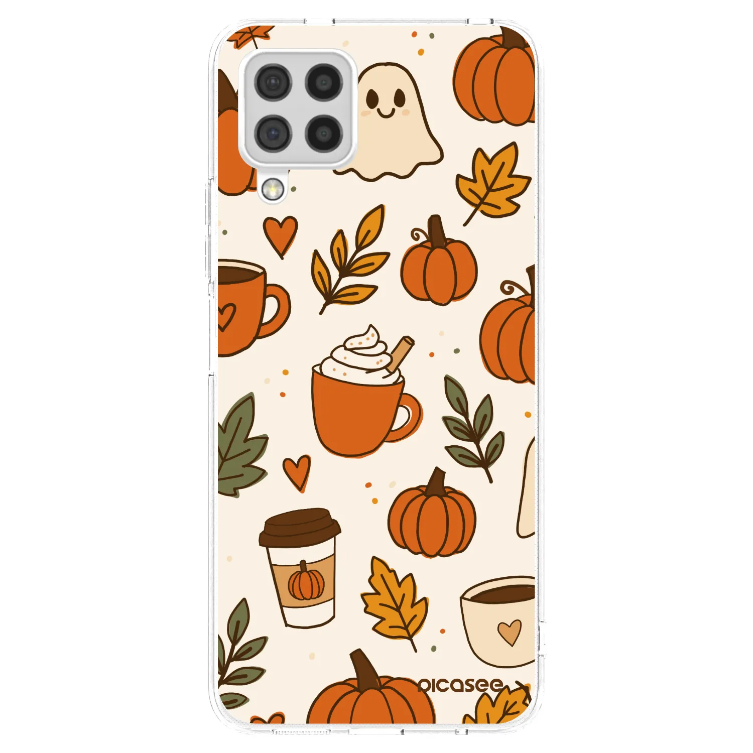 Picasee silikonska prozirna maskica za Samsung Galaxy A22 A225F 4G - Fall vibes
