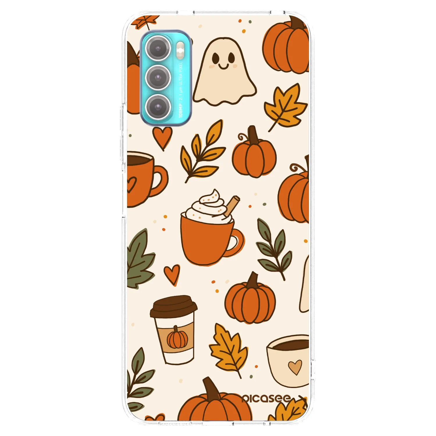 Picasee silikonska prozirna maskica za Motorola Moto G60 - Fall vibes