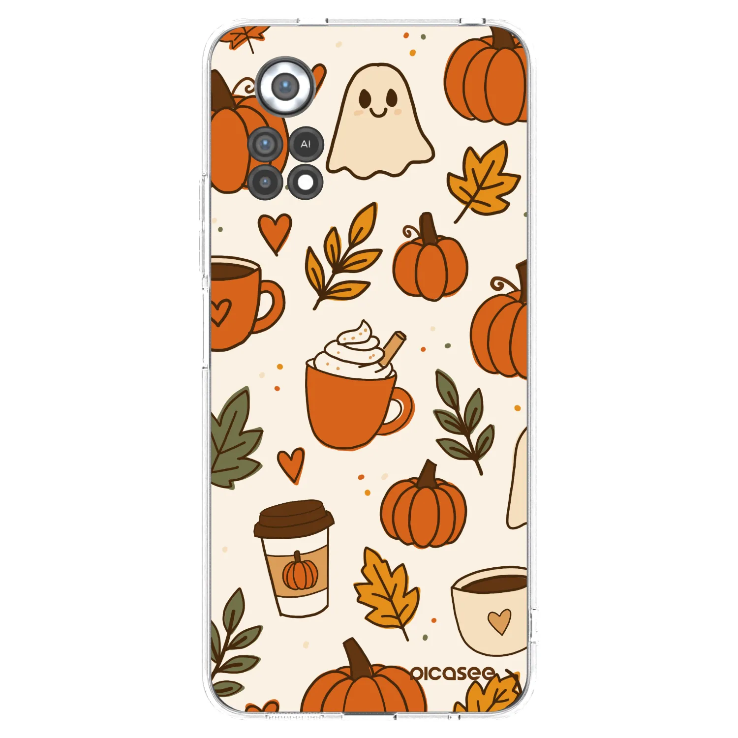Picasee silikonska prozirna maskica za Xiaomi Poco X4 Pro 5G - Fall vibes
