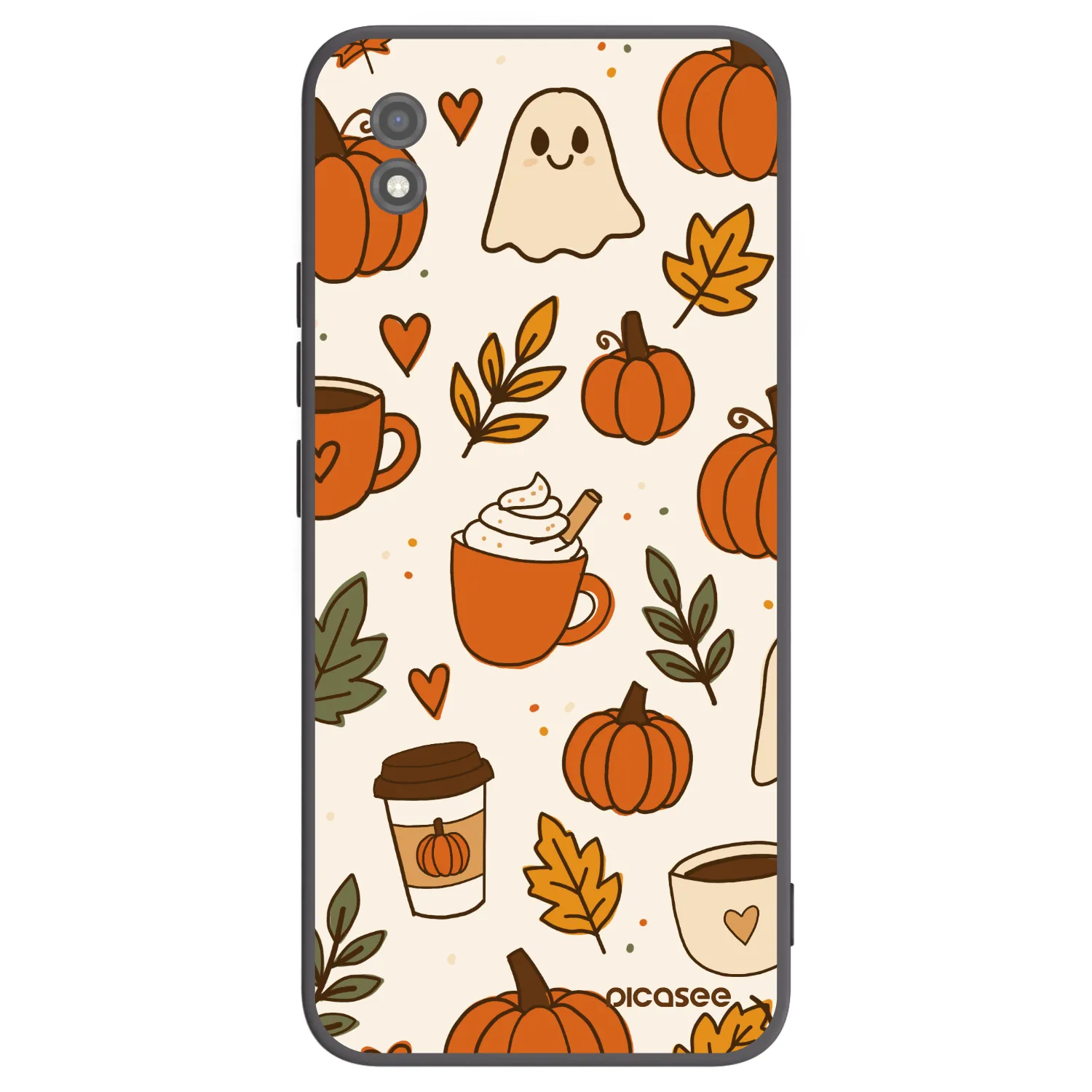Picasee crna silikonska maskica za Realme C11 (2021) - Fall vibes
