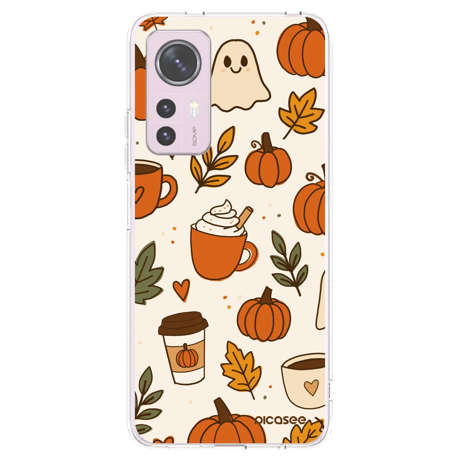 Picasee silikonska prozirna maskica za Xiaomi 12 - Fall vibes