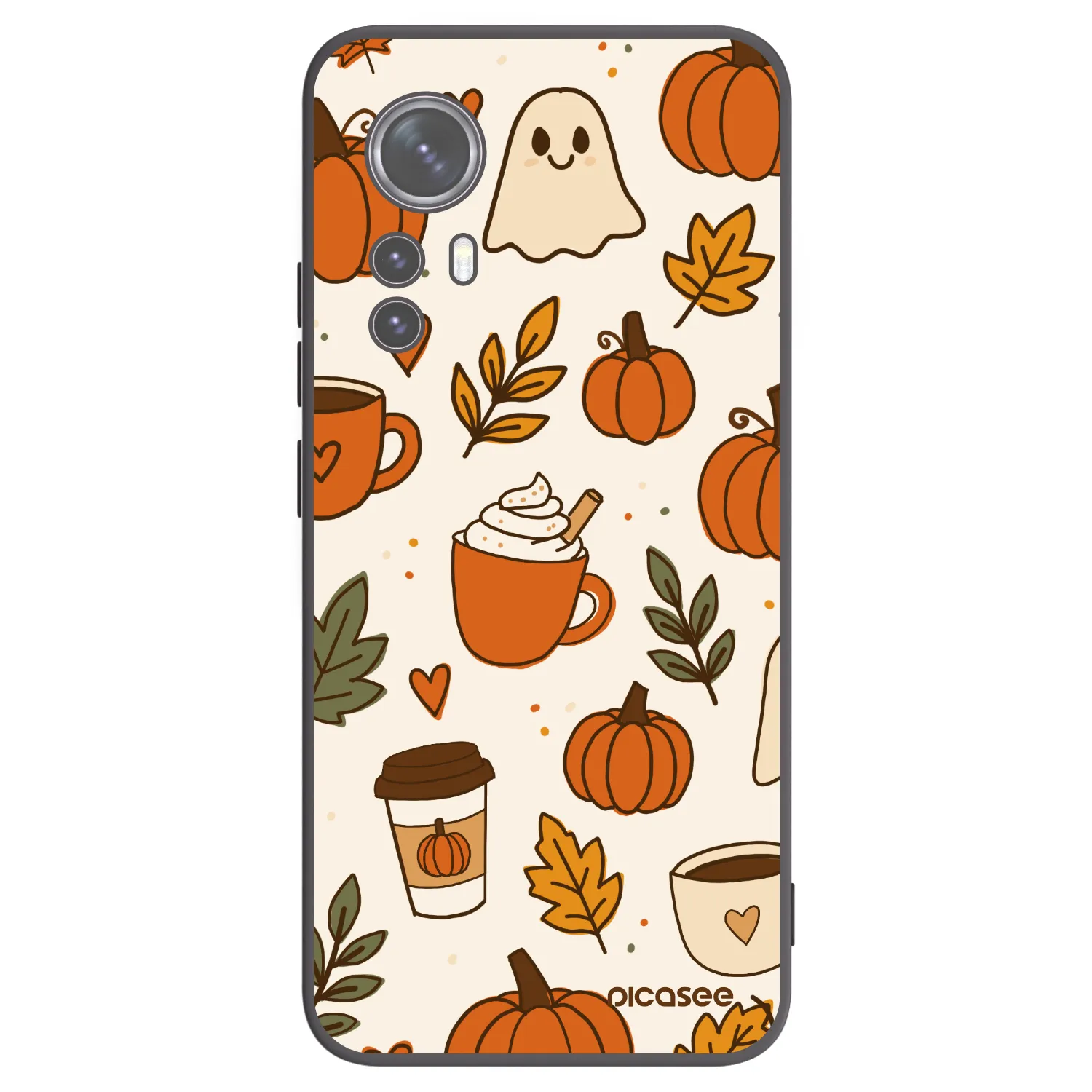 Picasee crna silikonska maskica za Xiaomi 12X - Fall vibes