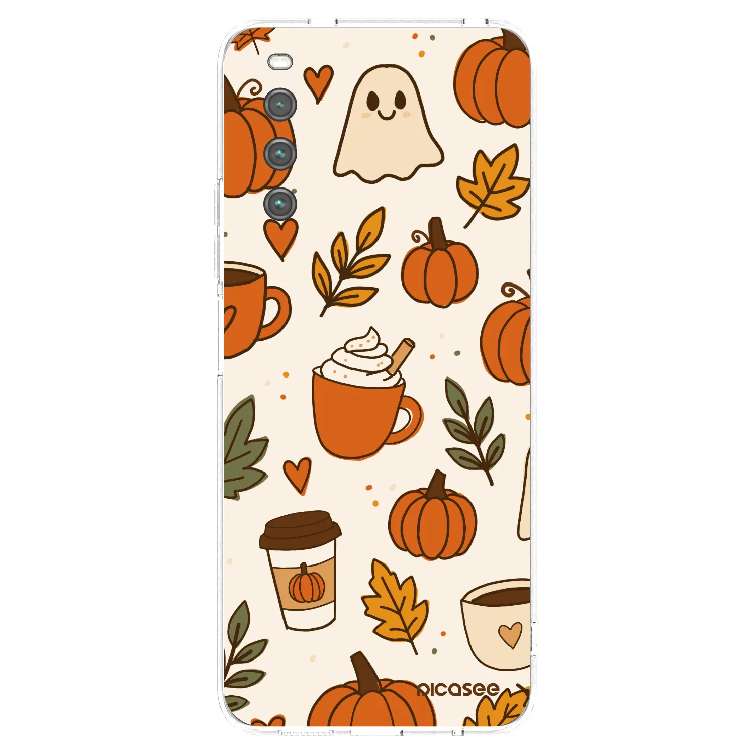 Picasee silikonska prozirna maskica za Sony Xperia 10 IV 5G - Fall vibes